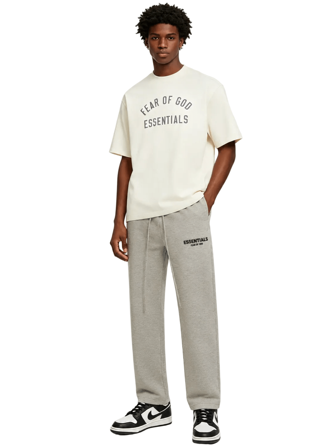Fear of God Essentials Core Collection Relaxed Sweatpants Dark Oatmeal - AFewVibe
