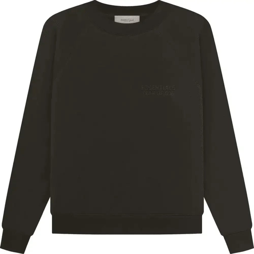 Fear of God Essentials Crewneck Off Black - Afewvibe