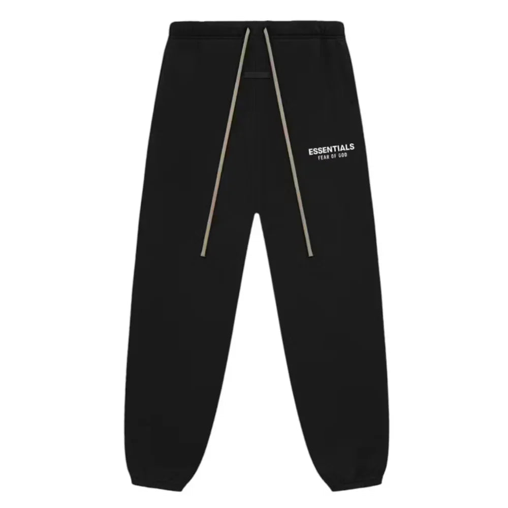 Fear of God Essentials Fleece Essential Sweatpant (FW24) Black - Afewvibe