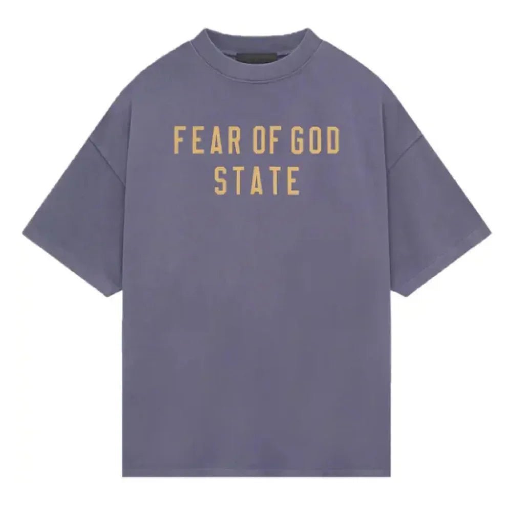 Fear of God Essentials Heavy Crewneck Tee Lavender - Afewvibe