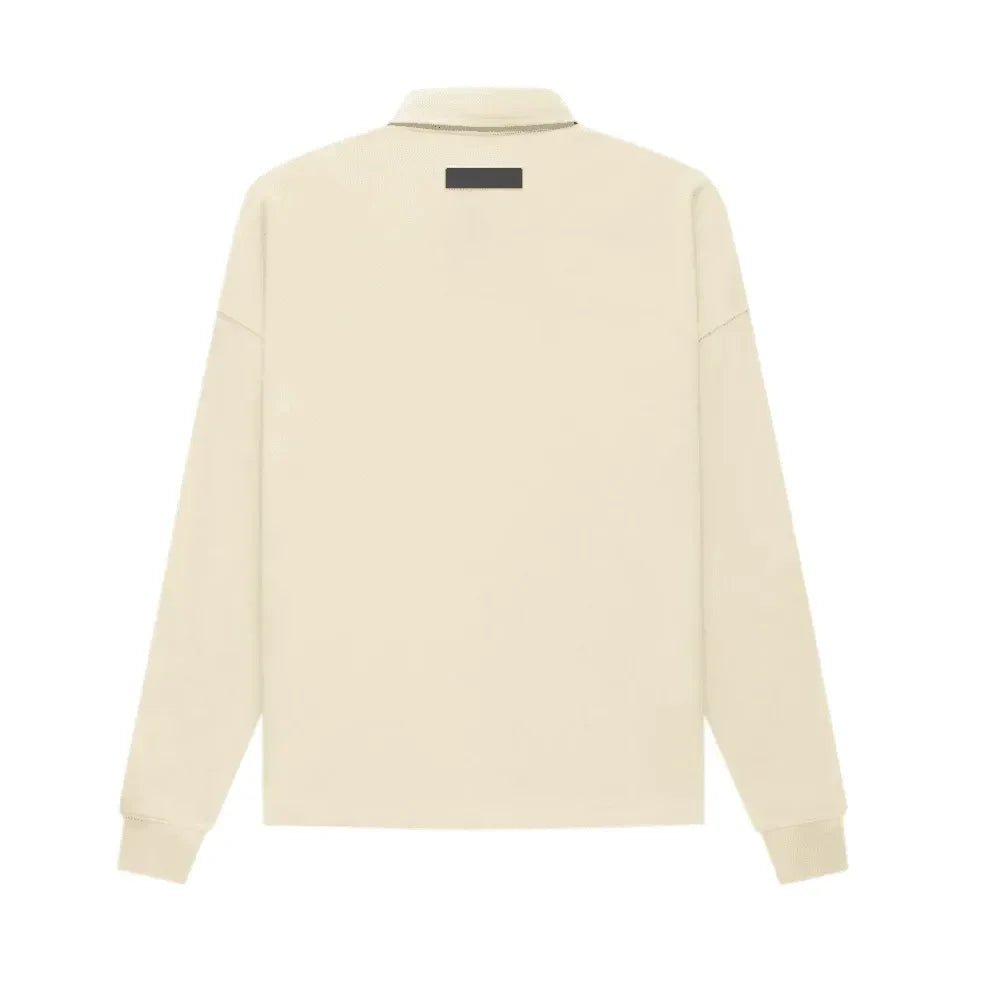 Fear Of God Essentials Henley Rugby Egg Shell - Afewvibe