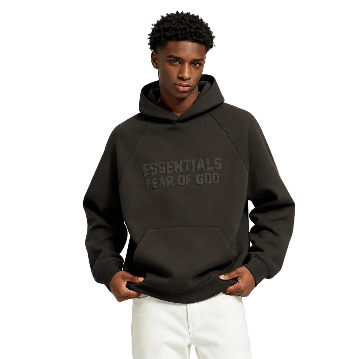 Fear of God Essentials Hoodie Off Black - AFewVibe