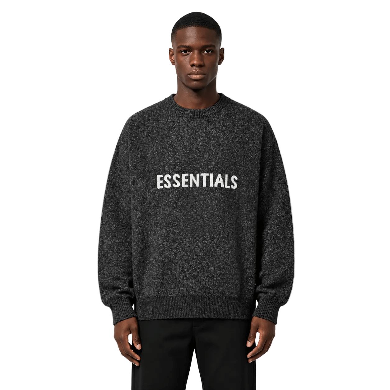 Fear of God Essentials Knit Sweater Black - AFewVibe