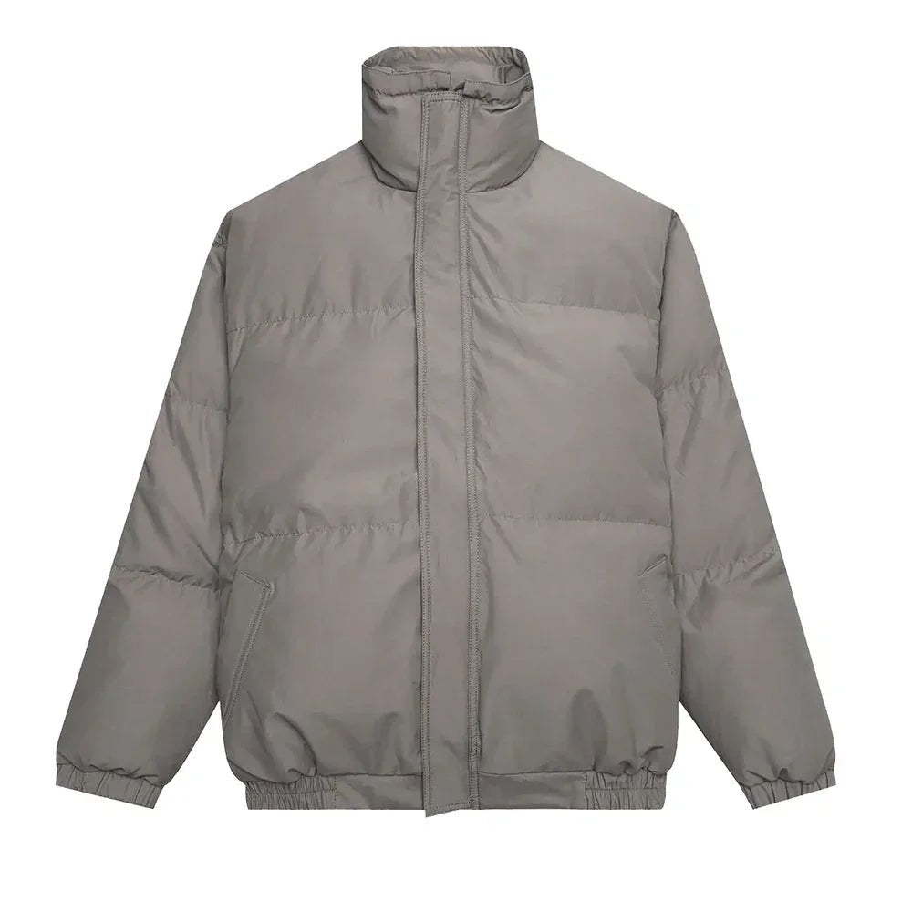 ダウンジャケット (L)Fear of God Essentials Puffer Jacket Fear of God Essentials Puffer Jacket Cement – AFewVibe