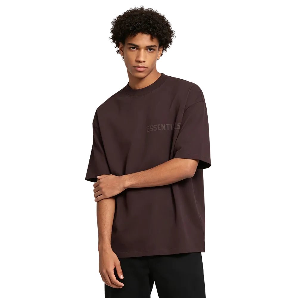 Fear of God Essentials Short-Sleeve Tee Plum - AFewVibe