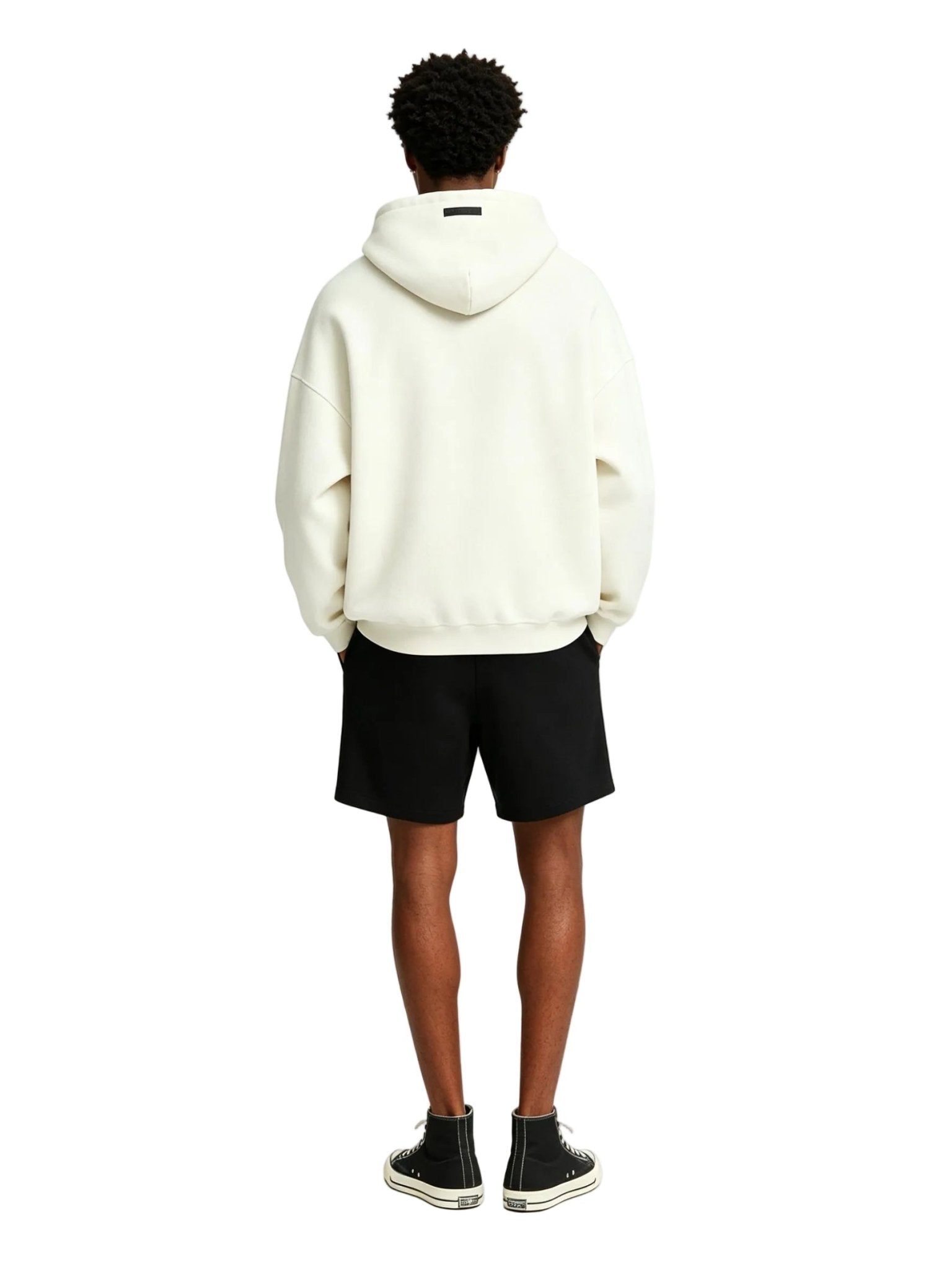Fear of God Essentials Sweatshort Jet Black - AFewVibe