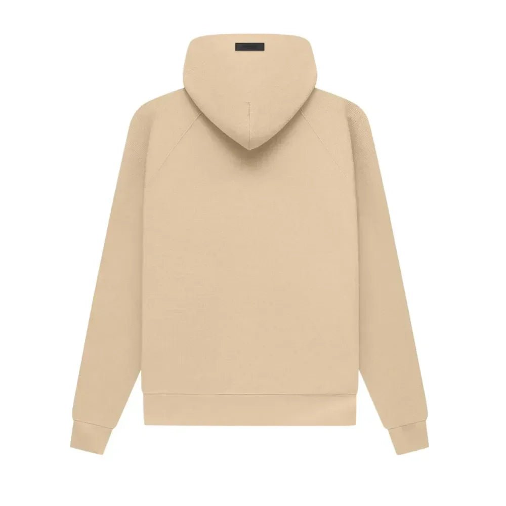 Fear Of God Essentials Waffle Raglan Hoodie Sand - Afewvibe