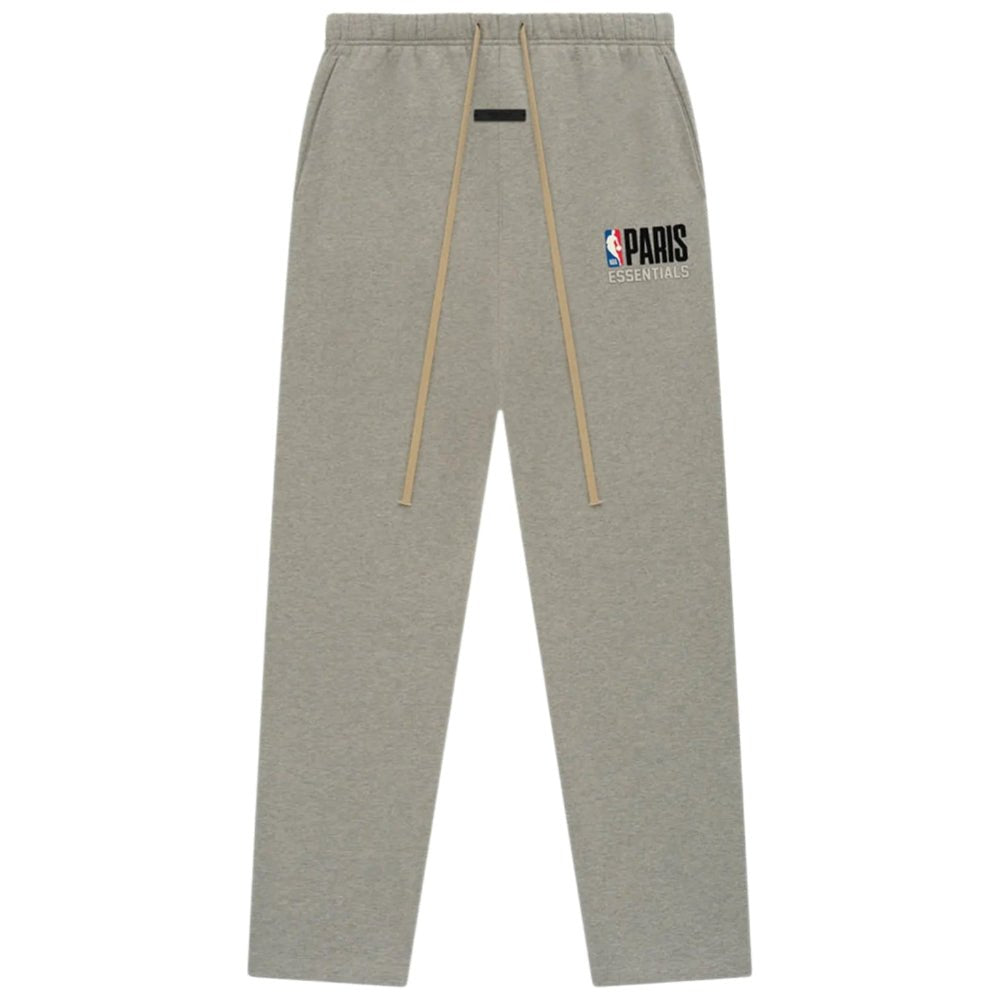 Fear of God Essentials x NBA Paris Relaxed Sweatpants Warm Heather - AFewVibe