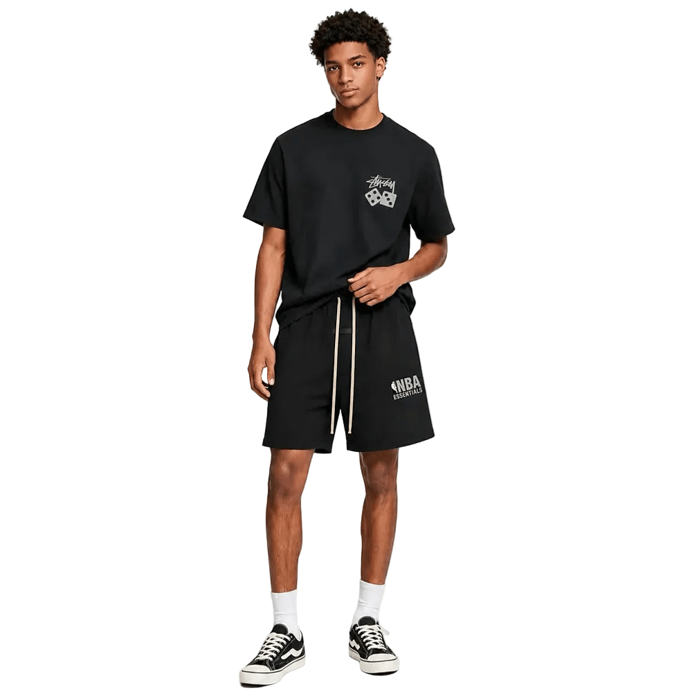 Fear of God Essentials x NBA Sweatshorts Black - AFewVibe