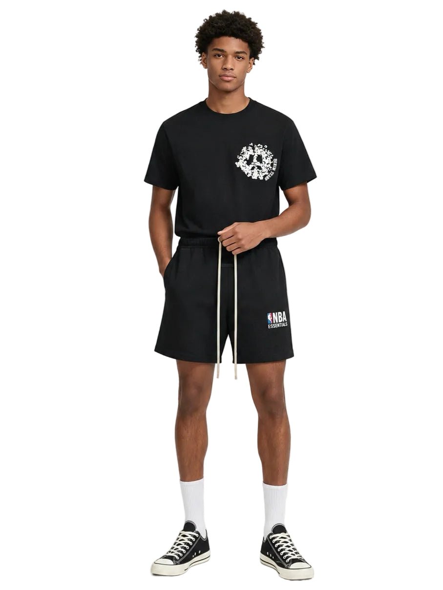 Fear of God Essentials x NBA Sweatshorts Black - AFewVibe