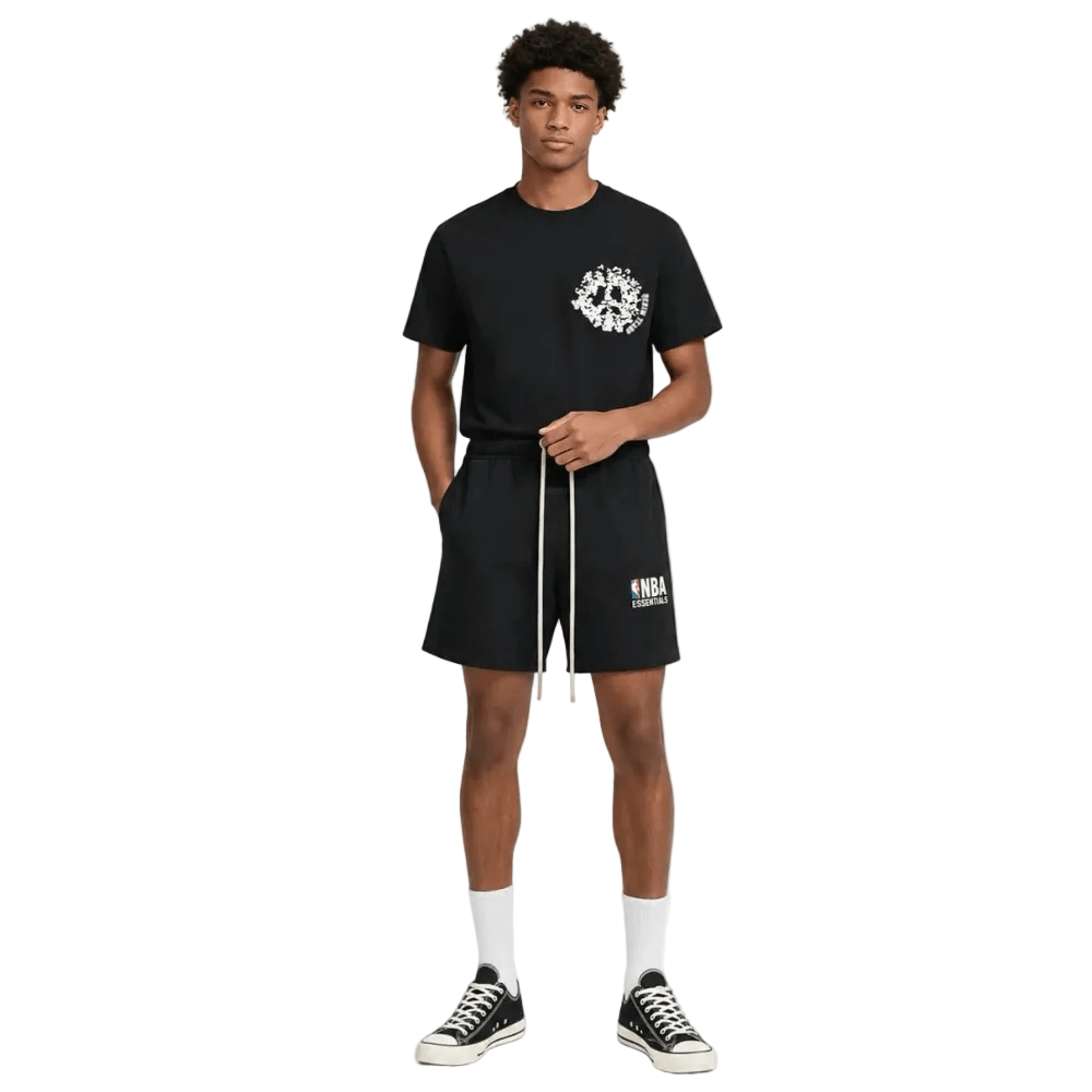 Fear of God Essentials x NBA Sweatshorts Black - AFewVibe