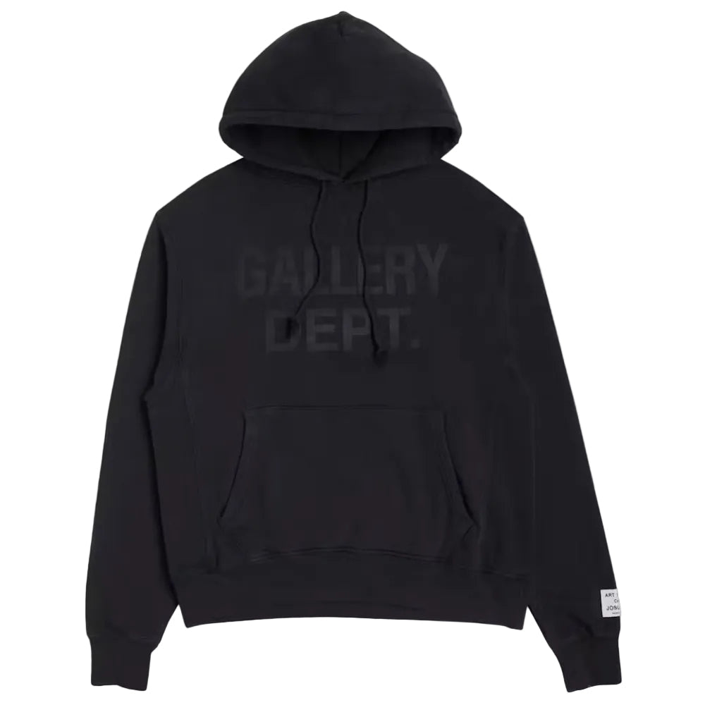 Gallery Dept. Centered Logo Hoodie Black
