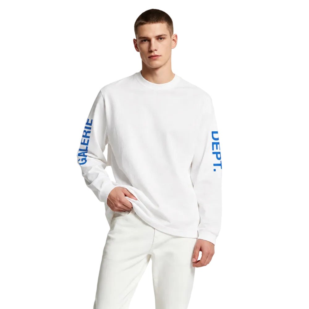 Gallery Dept. French Collector L S Tee White - AFewVibe