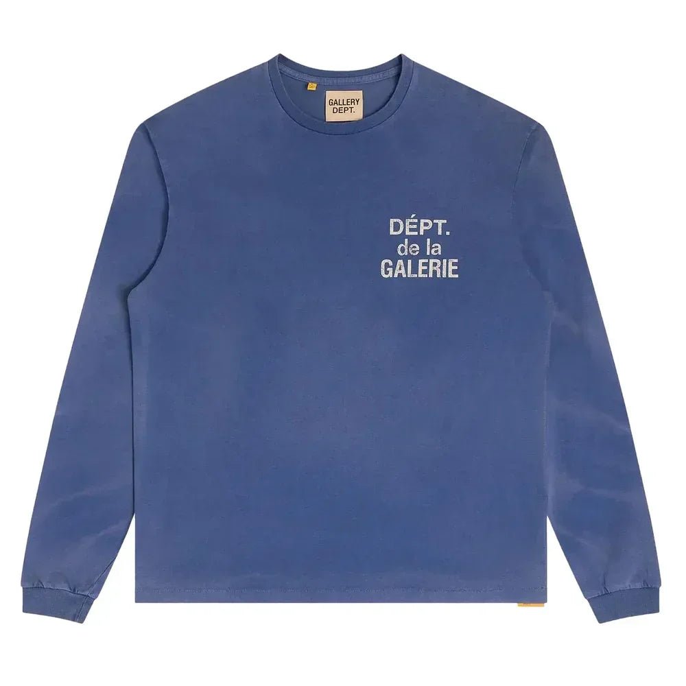 トップス Gallery Dept Long sleeve M size Gallery Dept. French Long-Sleeve Tee Navy – AFewVibe