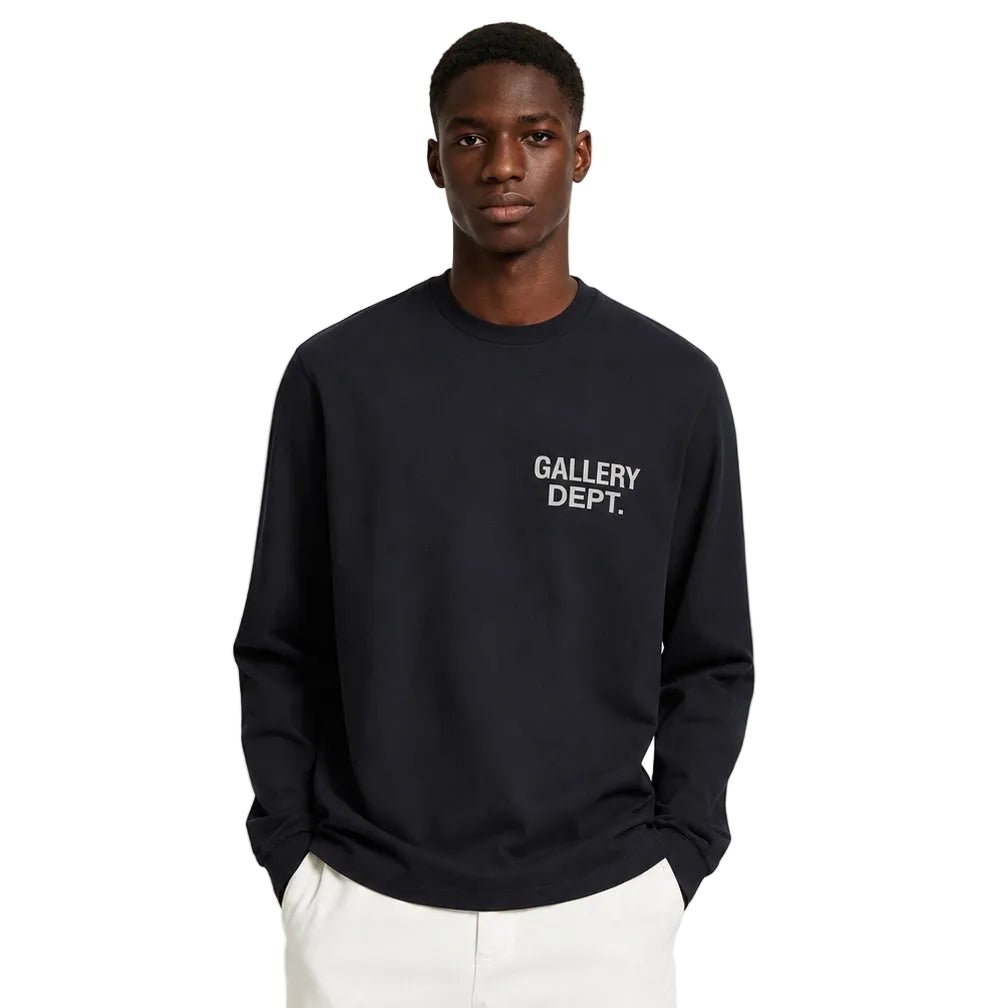 Gallery Dept. Souvenir L/S T-Shirt Black - AFewVibe