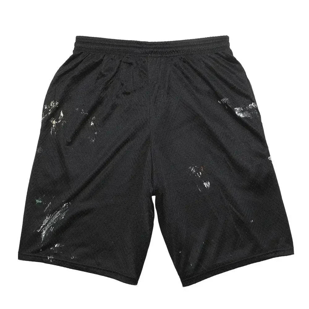 Gallery Dept. Studio Paint Logo Gym Shorts Black - Afewvibe