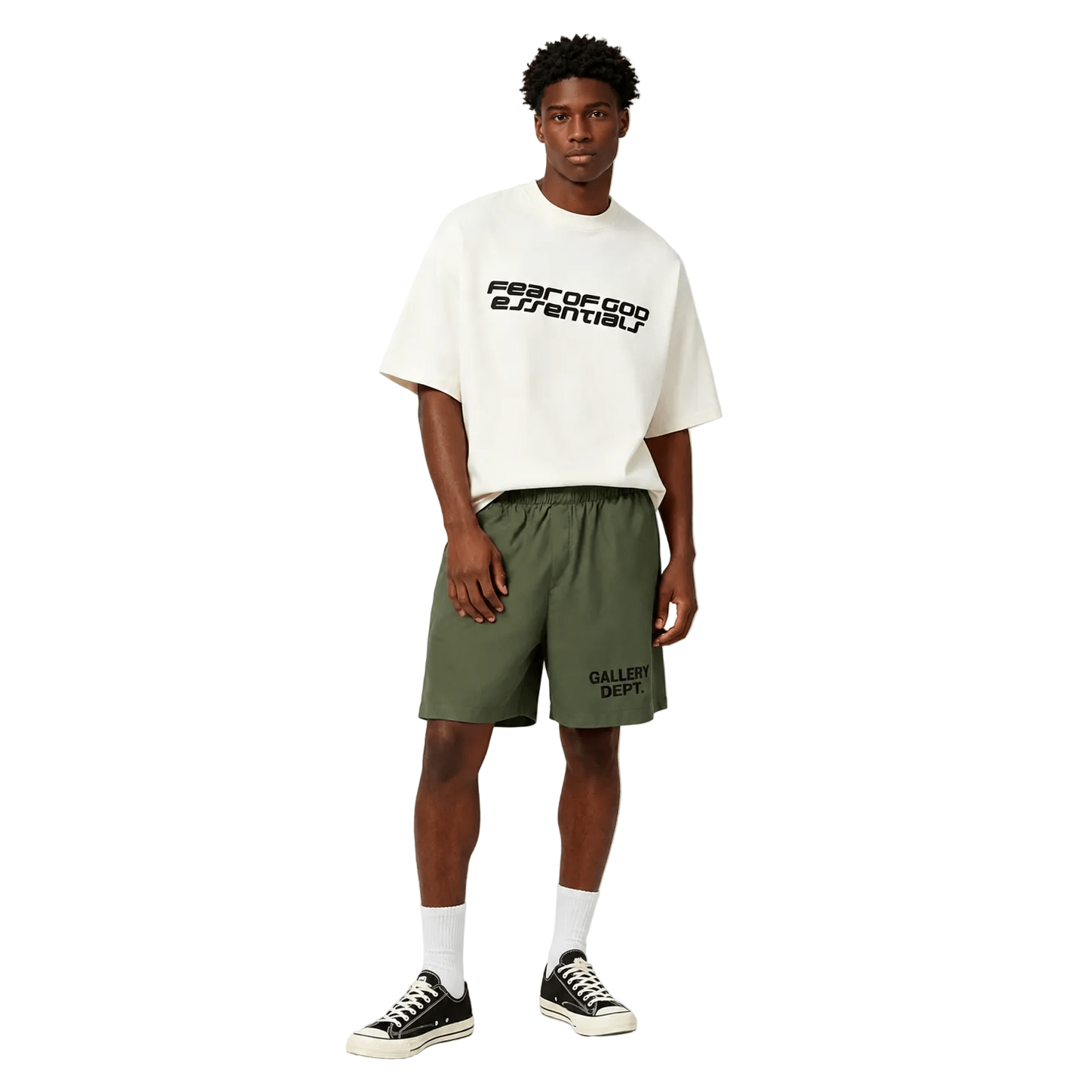 Gallery Dept. Zuma Shorts Olive - AFewVibe