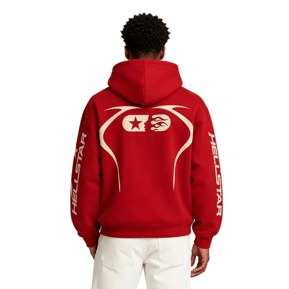 Hellstar Sport Hoodie Red - AFewVibe