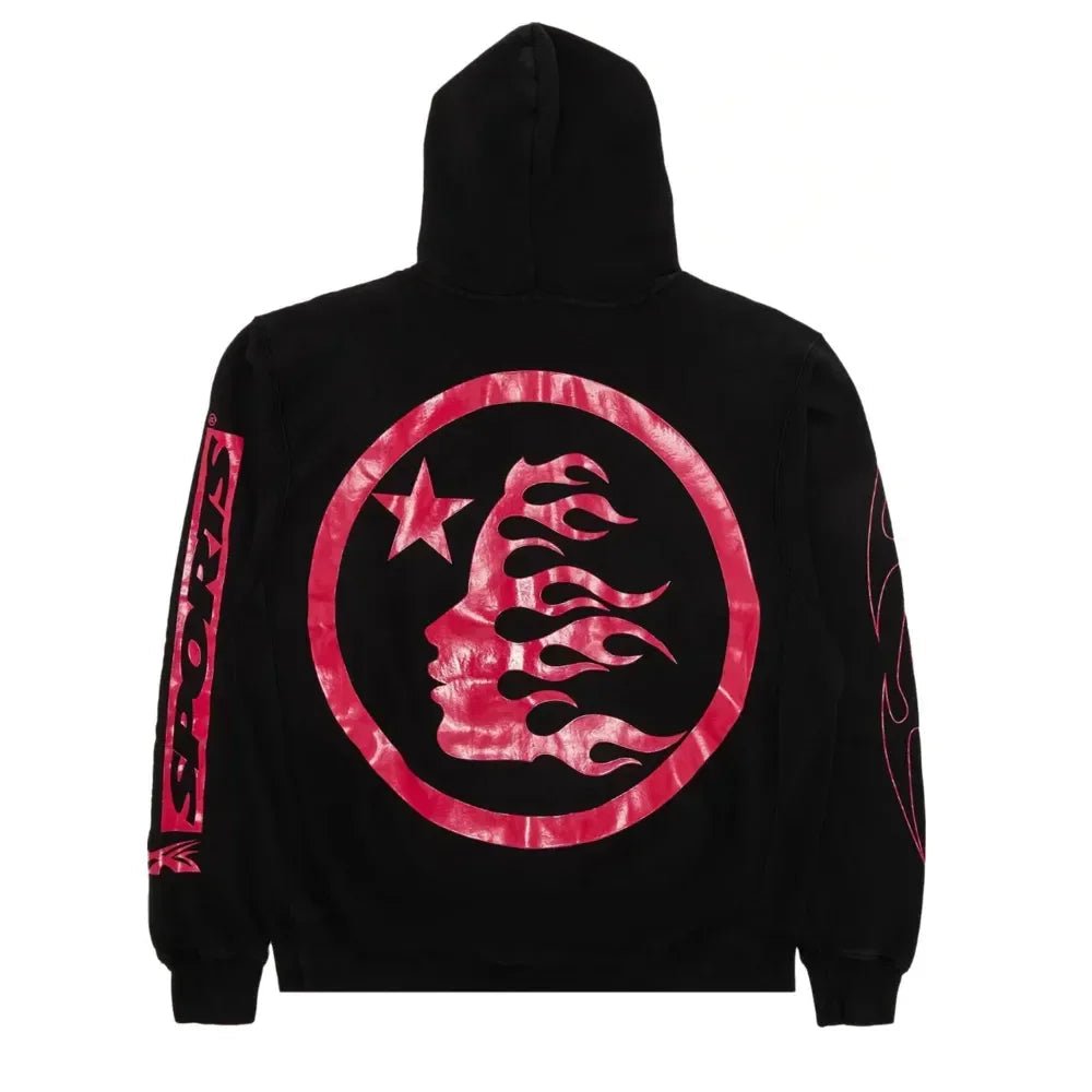 Hellstar Sports Future Flame Hoodie Black - Afewvibe