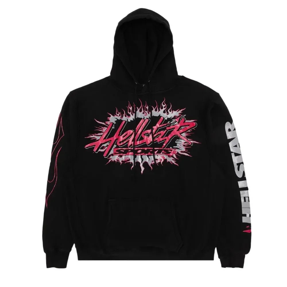 HELLSTARフーディーパーカー Hellstar Sports Future Flame Hoodie Black – AFewVibe