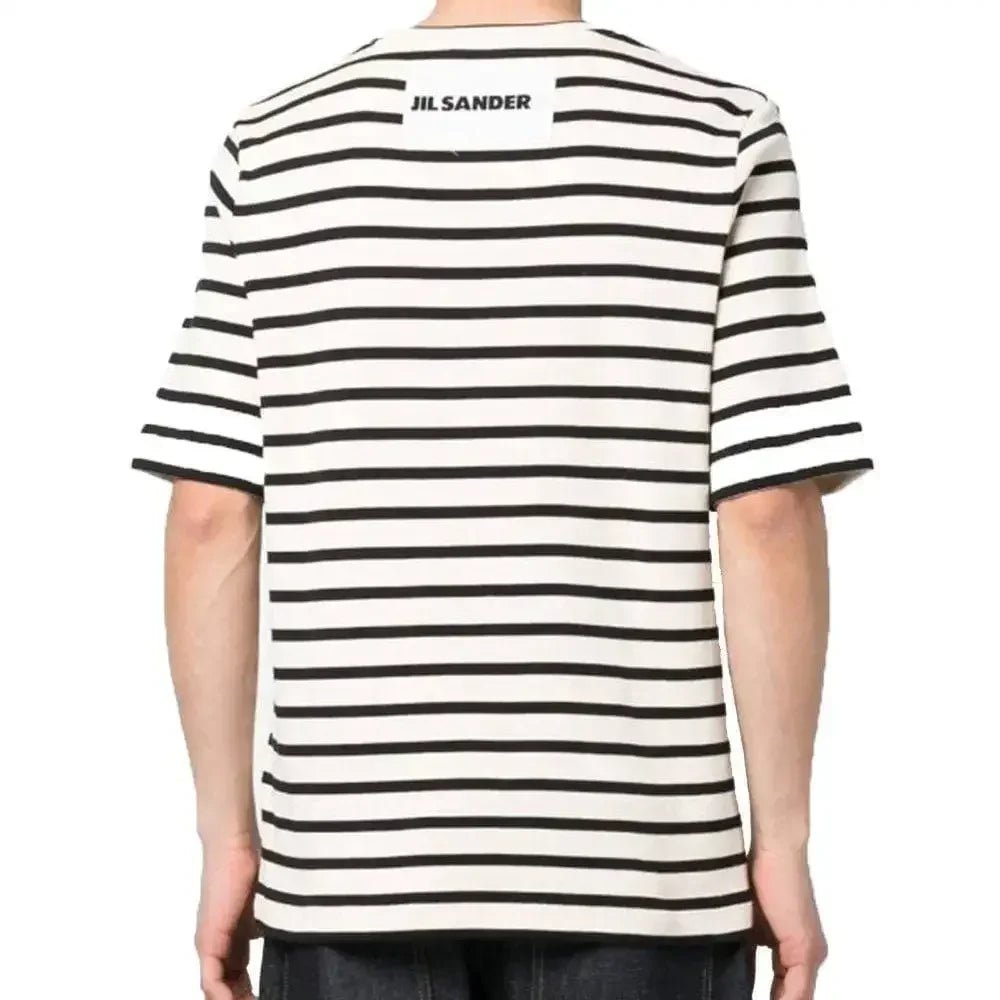 Jil Sander Stripe Print T-Shirt - Afewvibe