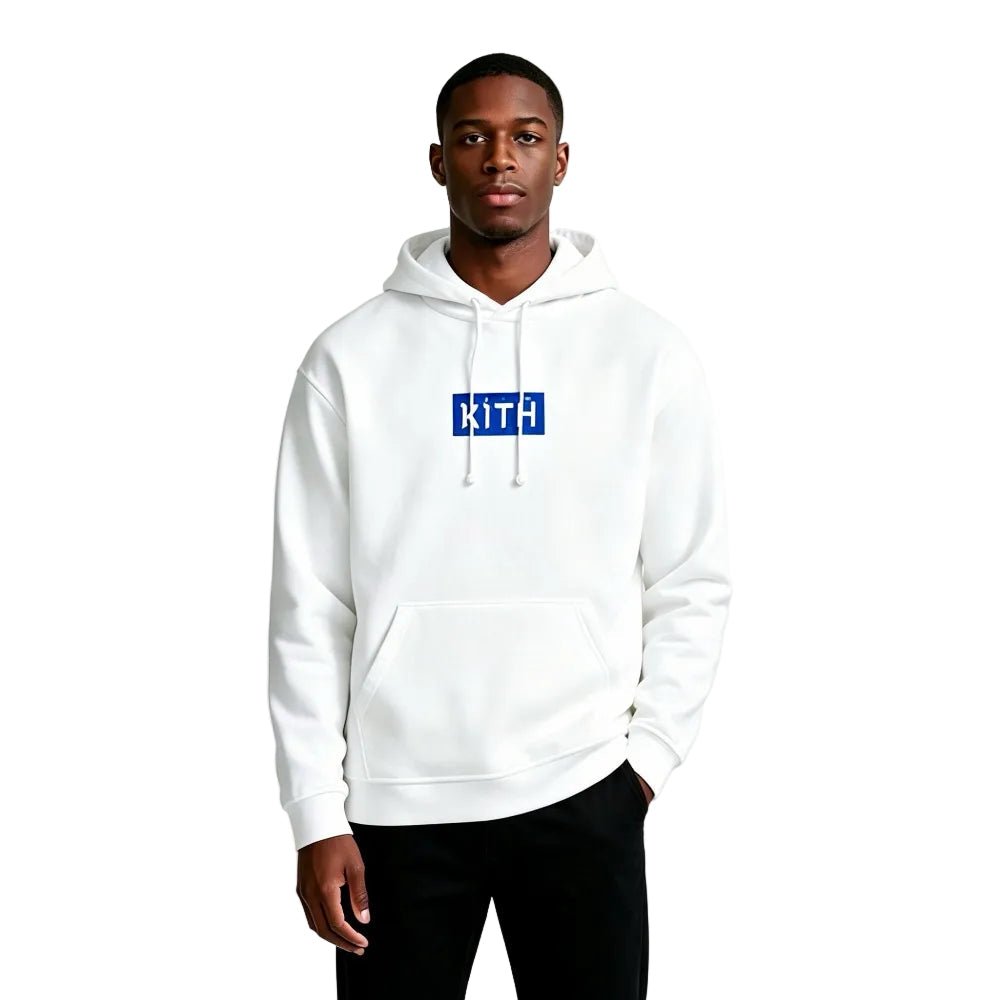 Kith Hebrew Script Hoodie White - Afewvibe