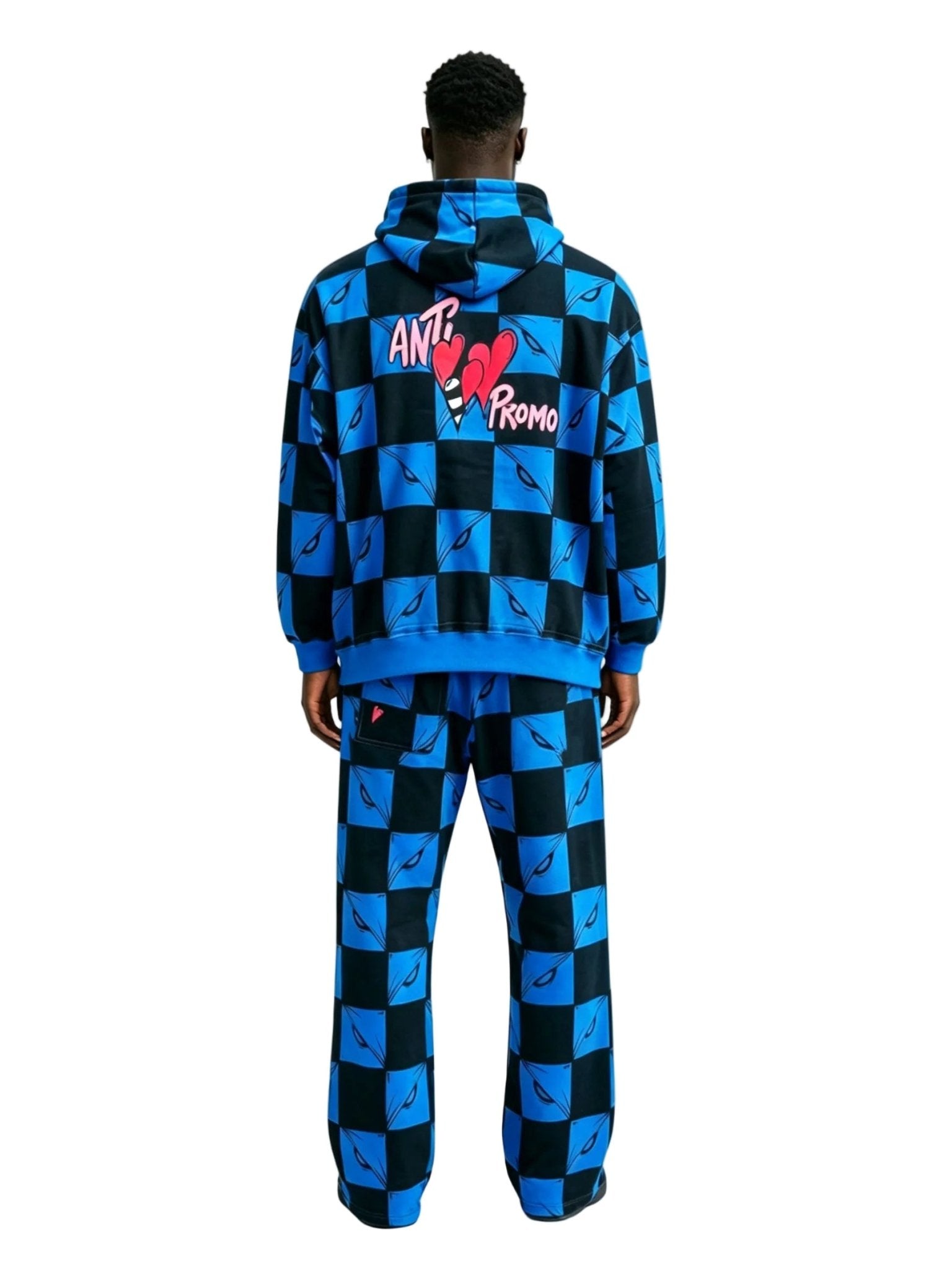 Matty Boy Anti Promo 99 Eyez Hoodie Black Blue - Afewvibe