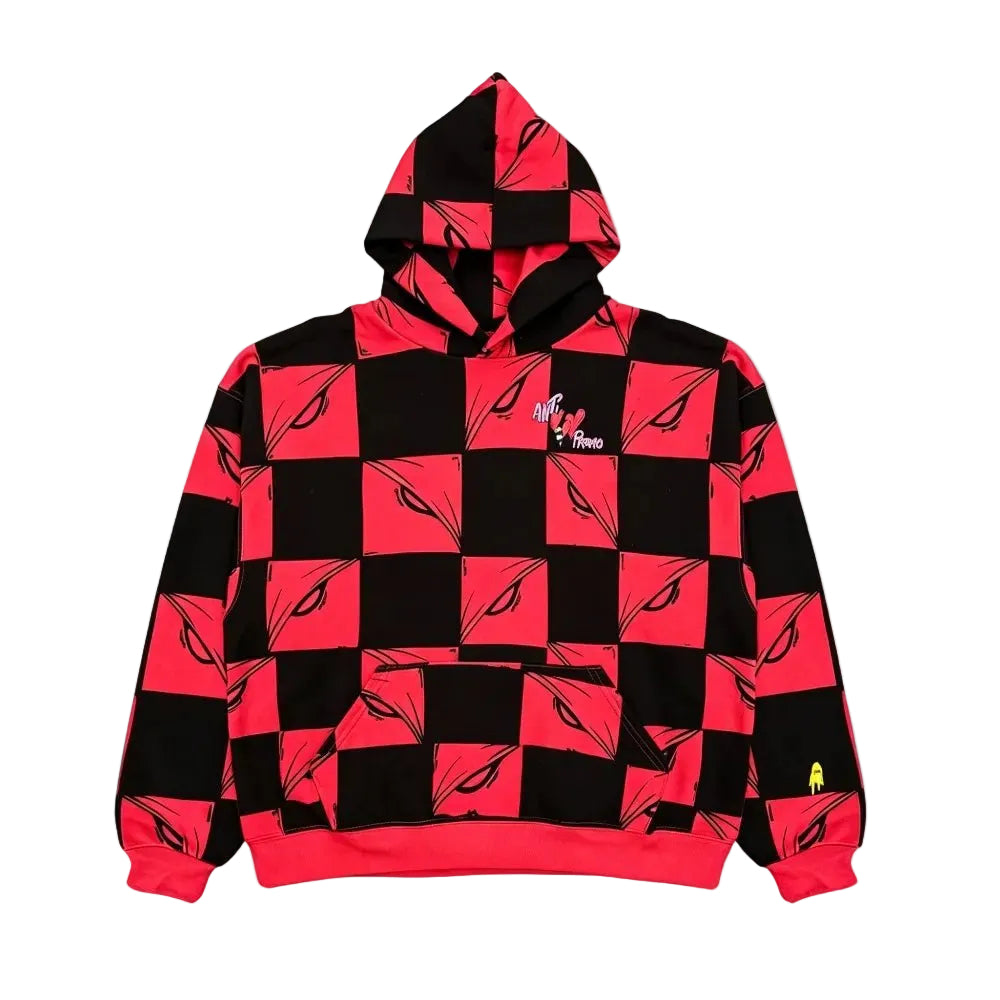 Matty Boy Anti Promo 99 Eyez Hoodie Black Red - Afewvibe