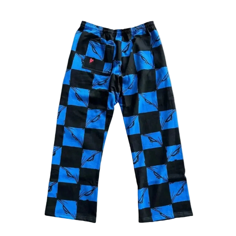 Matty Boy Anti Promo 99 Eyez Sweatpants Black Blue - Afewvibe