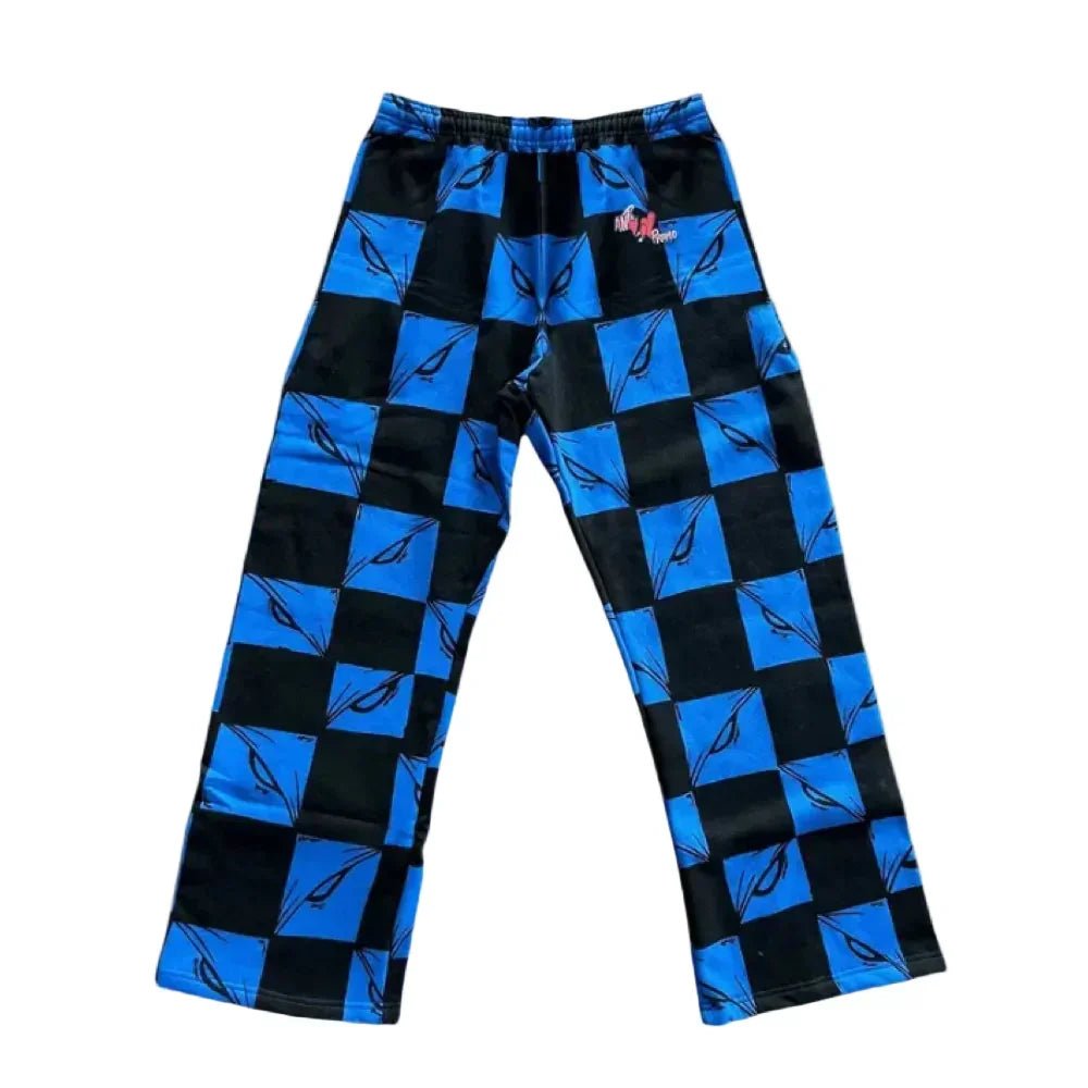 Matty Boy Anti Promo 99 Eyez Sweatpants Black Blue - Afewvibe