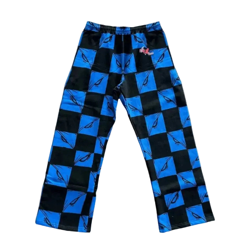 Matty Boy Anti Promo 99 Eyez Sweatpants Black Blue - Afewvibe