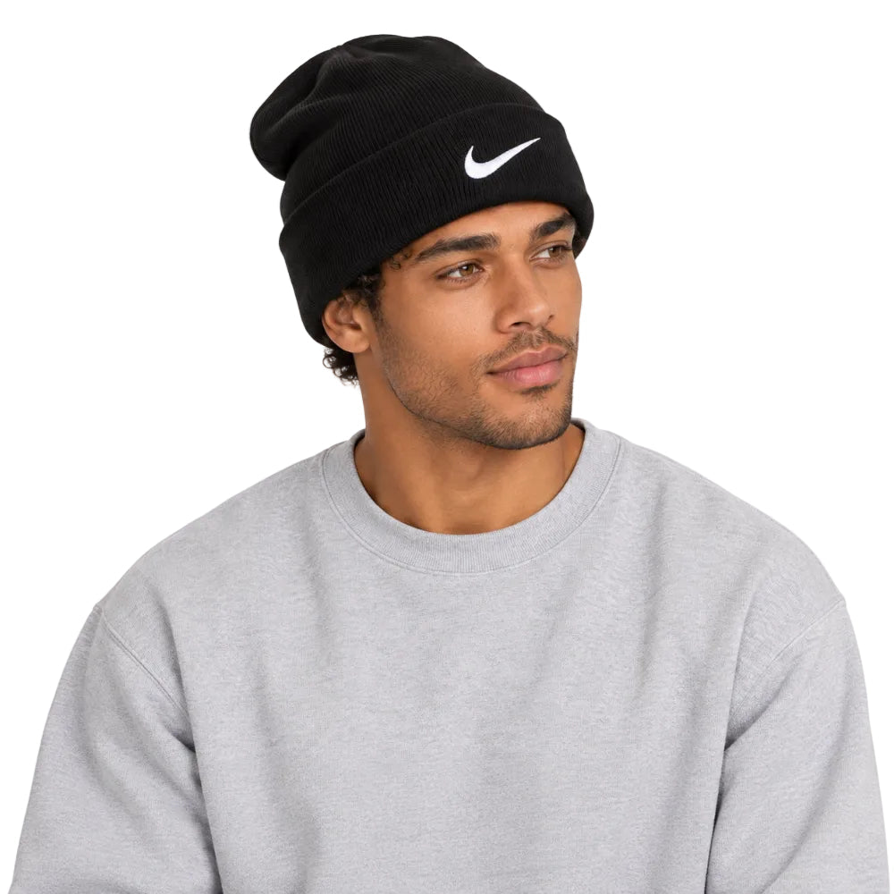 Nike × Stussy Cuff Beanie Black - AFewVibe