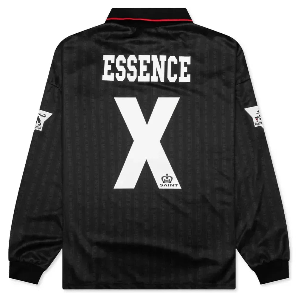 Saint Michael Faith Soccer Shirt Black - Afewvibe
