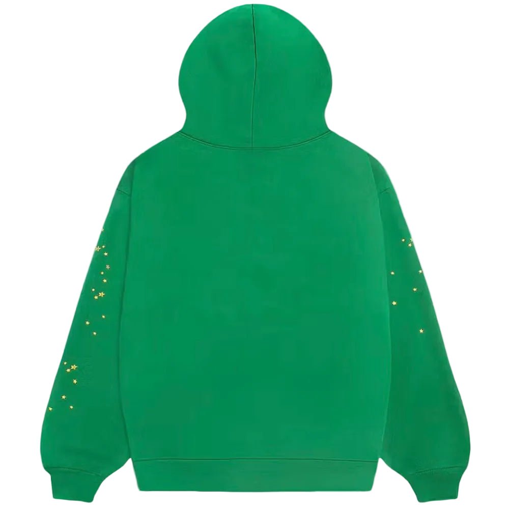 Sp5der Star OG Web V2 Hoodie Slime Green - AFewVibe