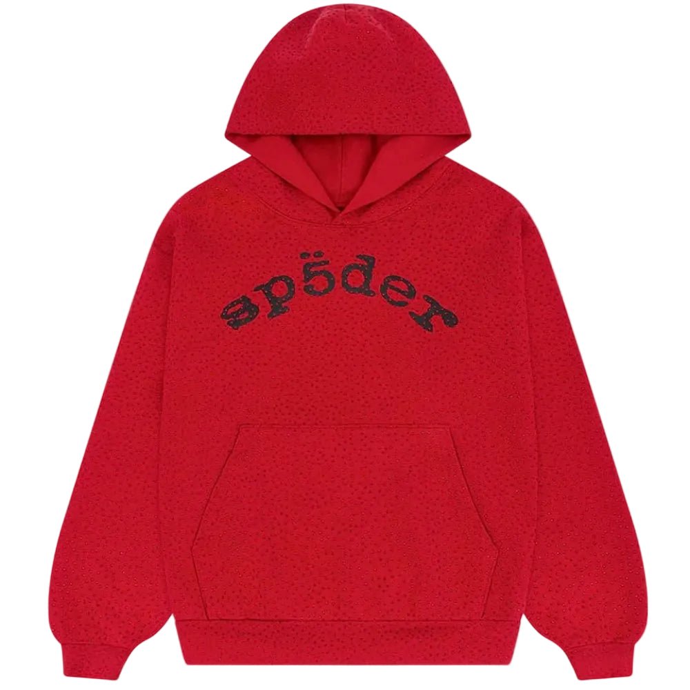 Sp5der VVS Hoodie Red - AFewVibe