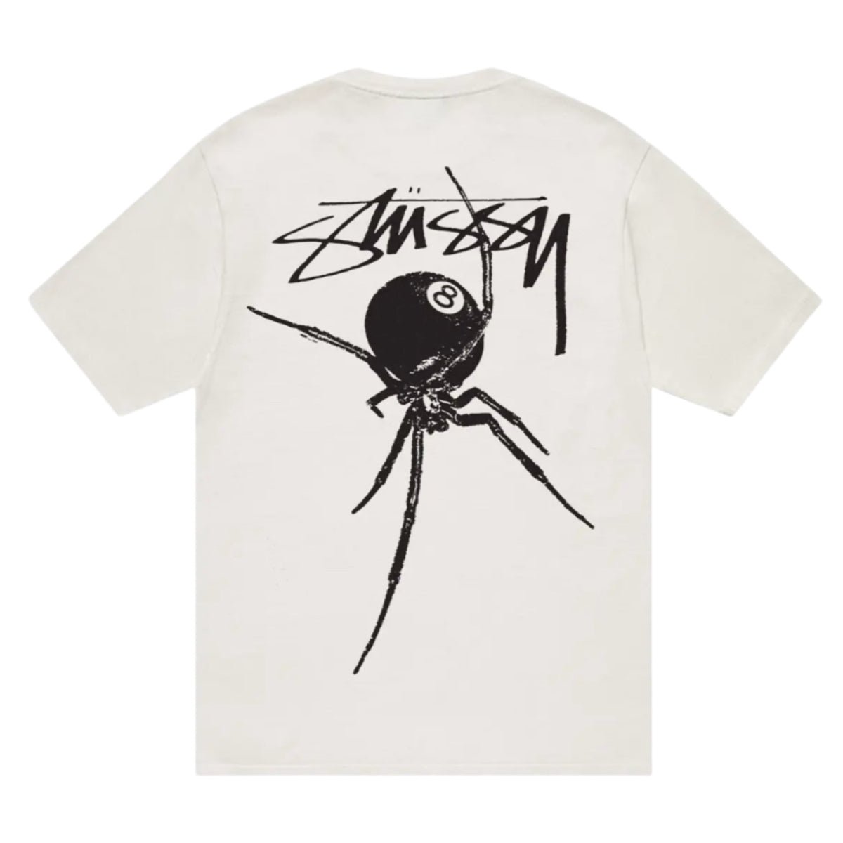 Stussy Arachnid Pigment Dyed Tee Natural - AFewVibe