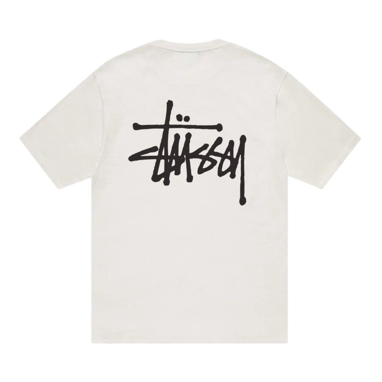 Stussy Basic Pigment-Dyed T-Shirt Natural – AFewVibe