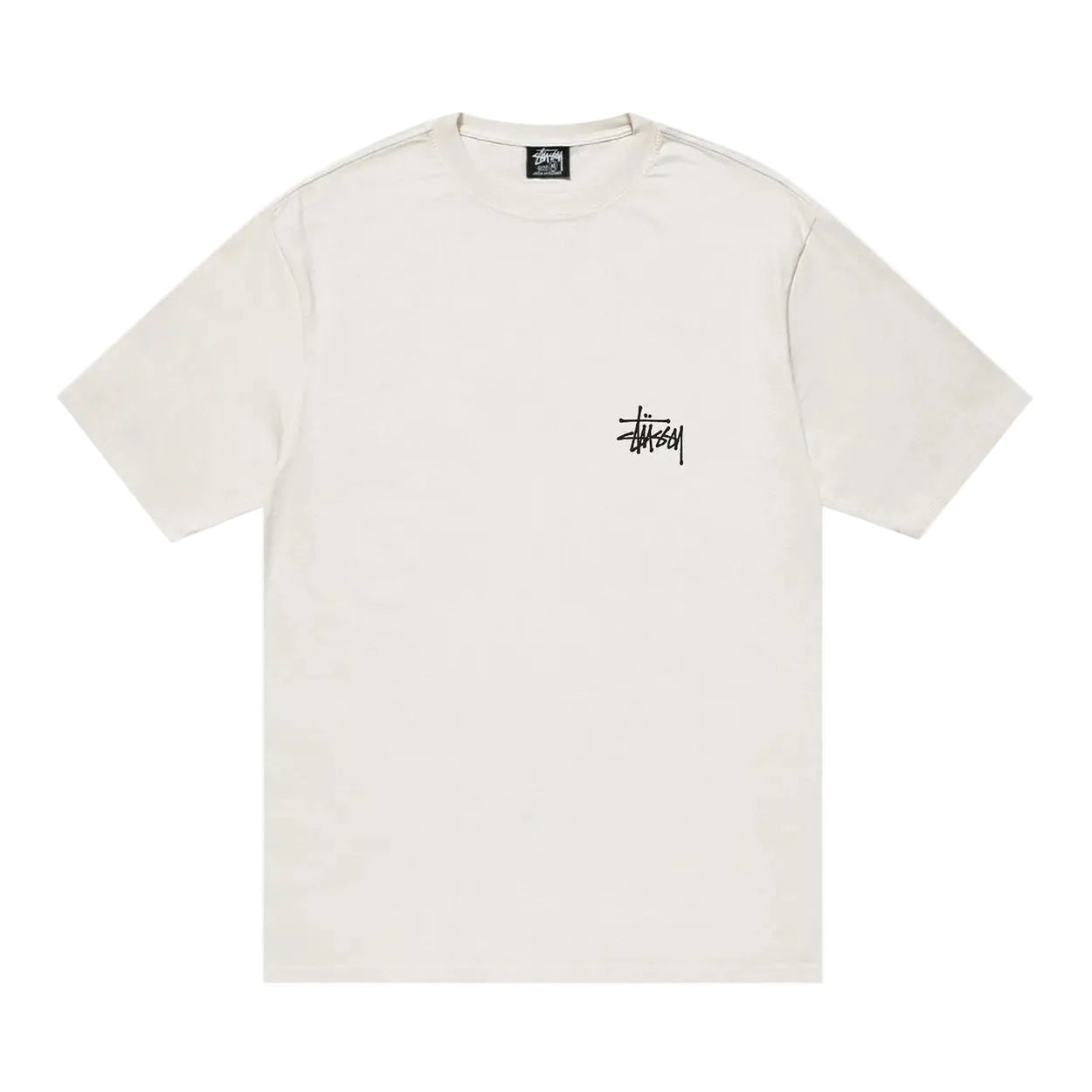 Stussy Basic Pigment Dyed TShirt Natural - AFewVibe