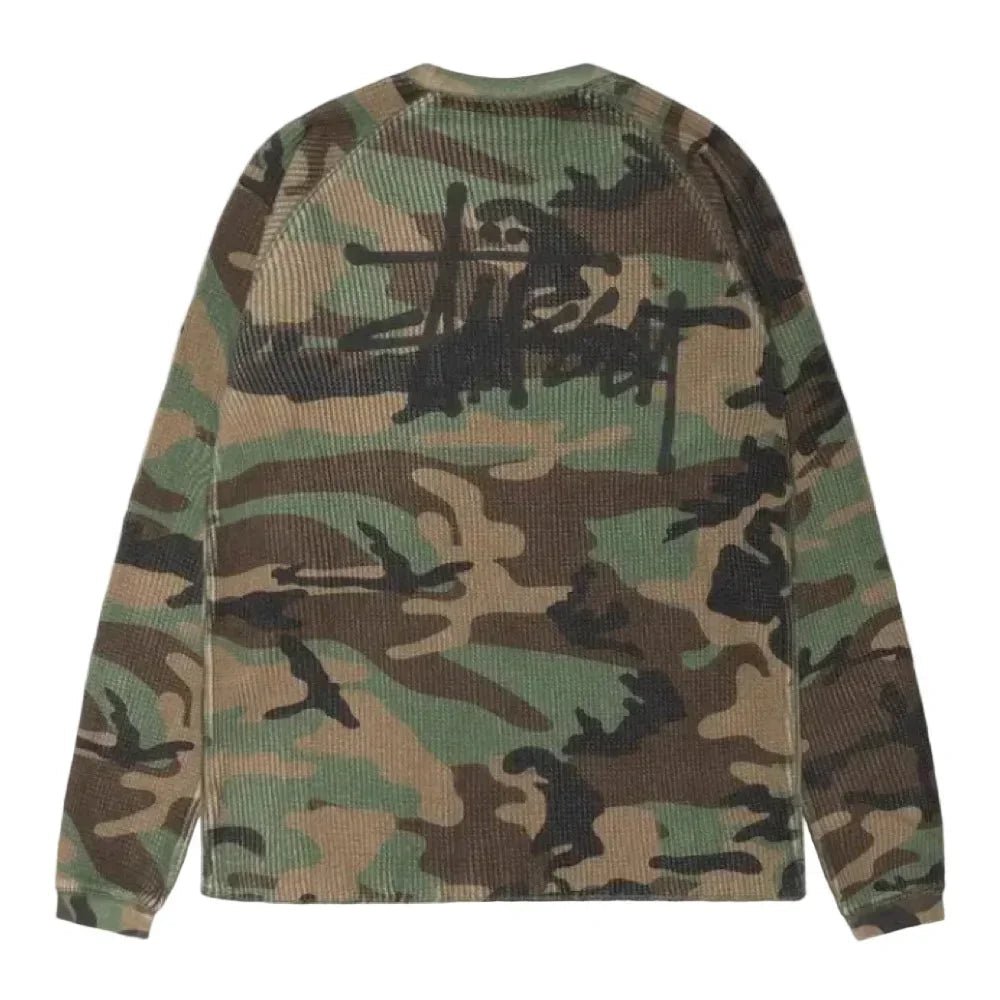 Stussy Basic Thermal Woodland Camo - Afewvibe