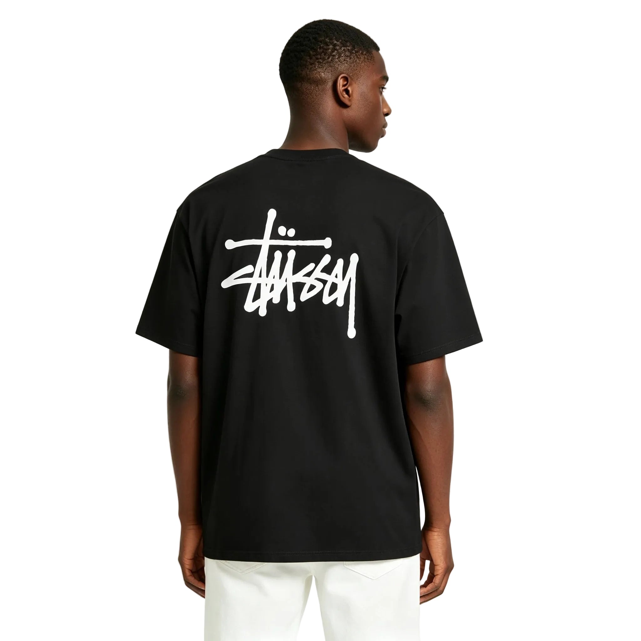 Stussy Basic Tshirt Black - AFewVibe