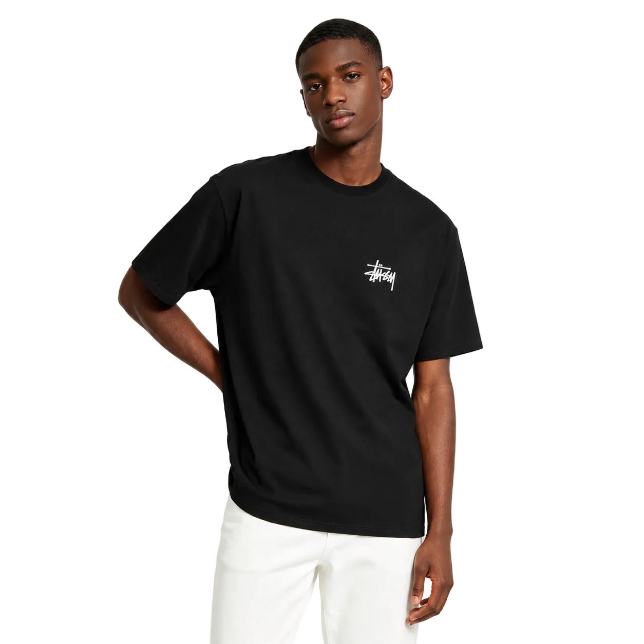Stussy Basic Tshirt Black - AFewVibe