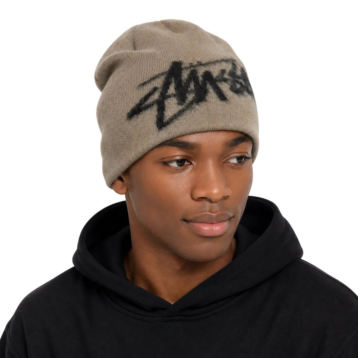 Stussy Brushed Out Stock Skullcap Sand - AFewVibe
