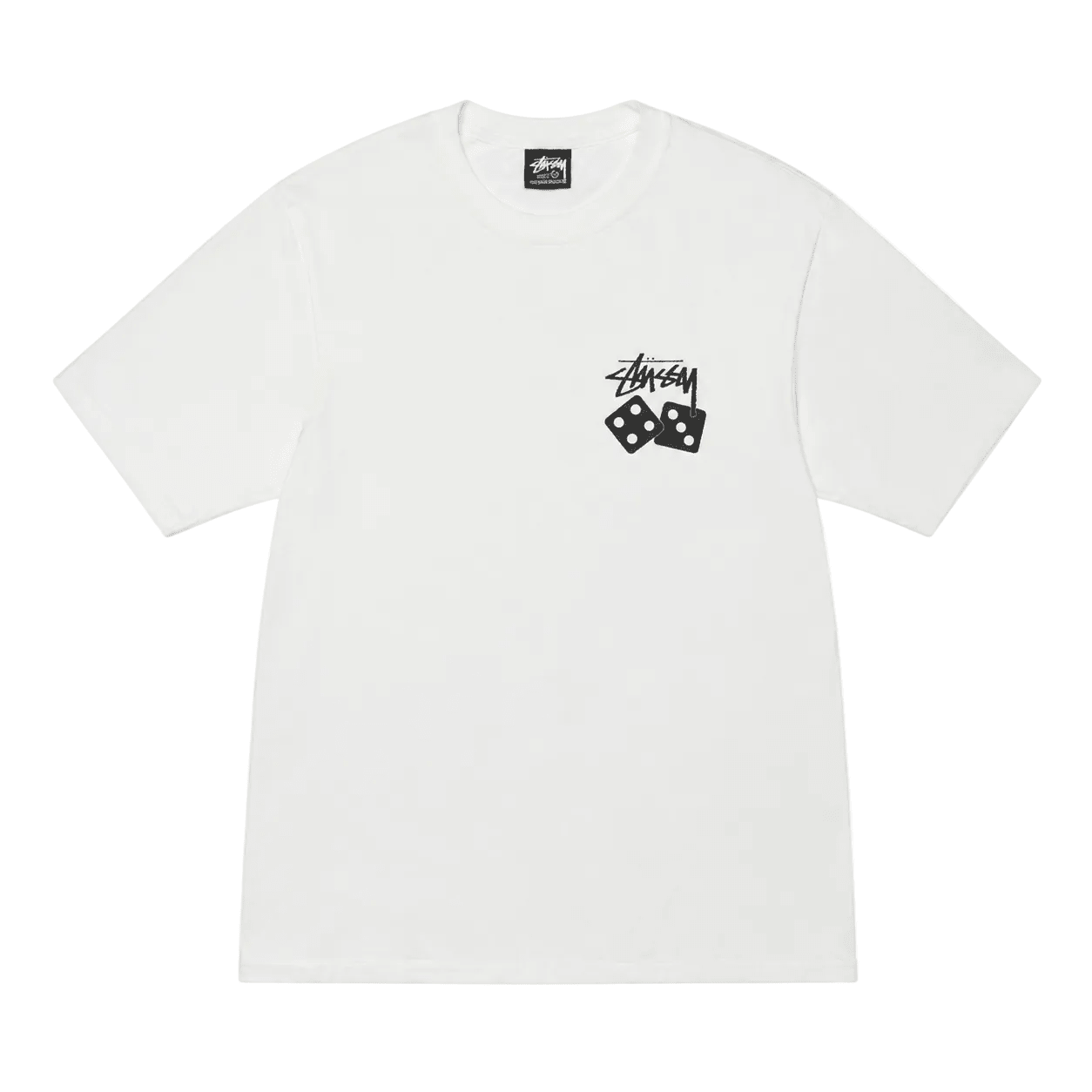 Stussy Dice Pigment Dyed Tee Natural - AFewVibe