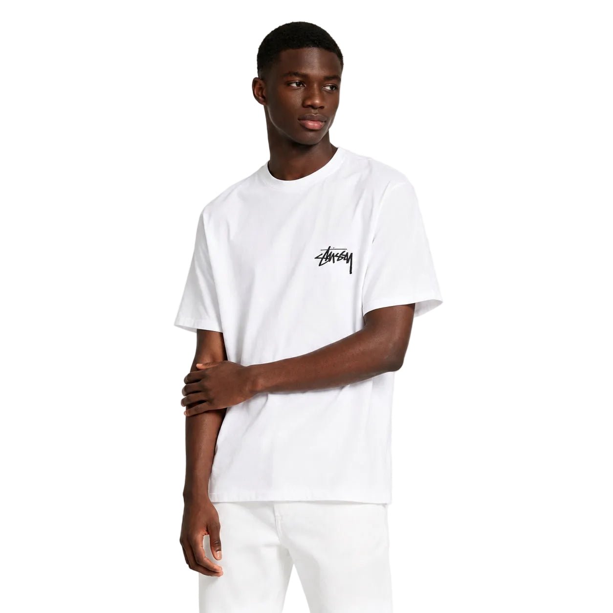 Stussy Shattered Tee White - AFewVibe