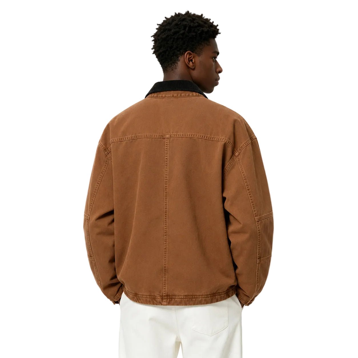 Stussy Washed Canvas Shop Jacket Bronze - AFewVibe