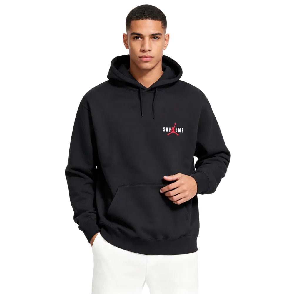 Supreme Jordan Hooded Sweatshirt FW24 Black - AFewVibe