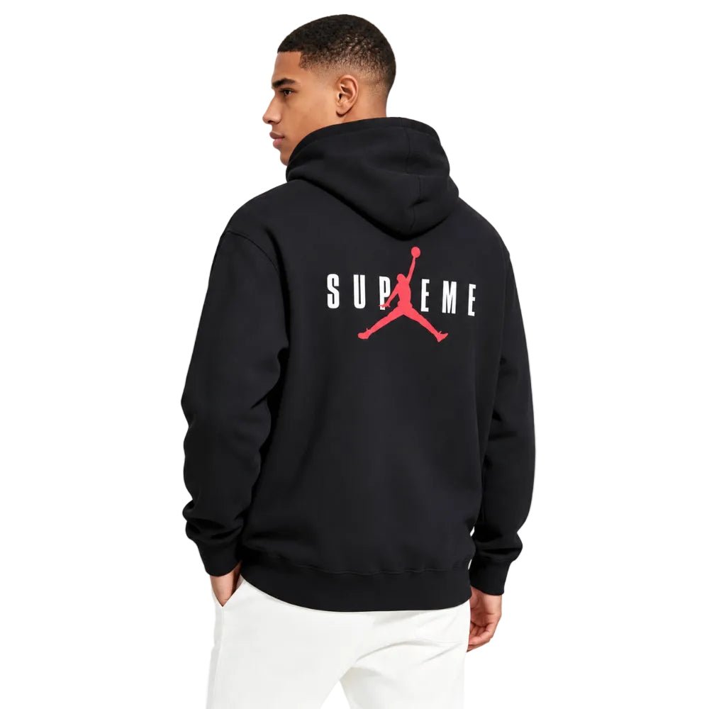 Supreme Jordan Hooded Sweatshirt FW24 Black - AFewVibe