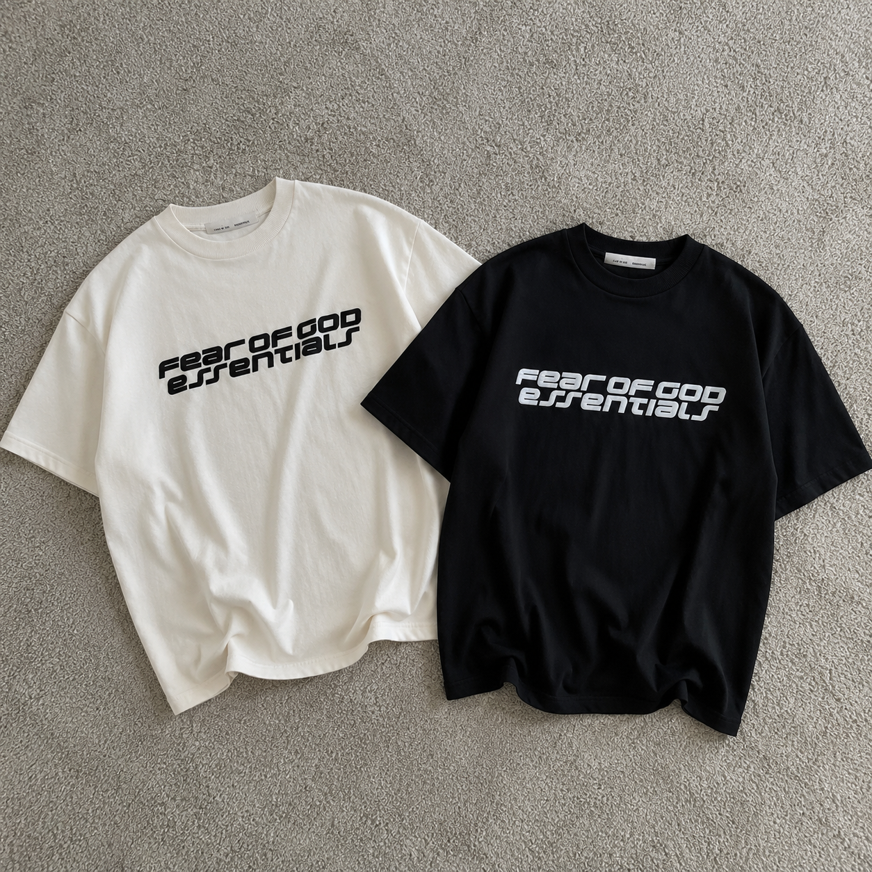 Essentials 90s Tee Vintage Black or Ivory