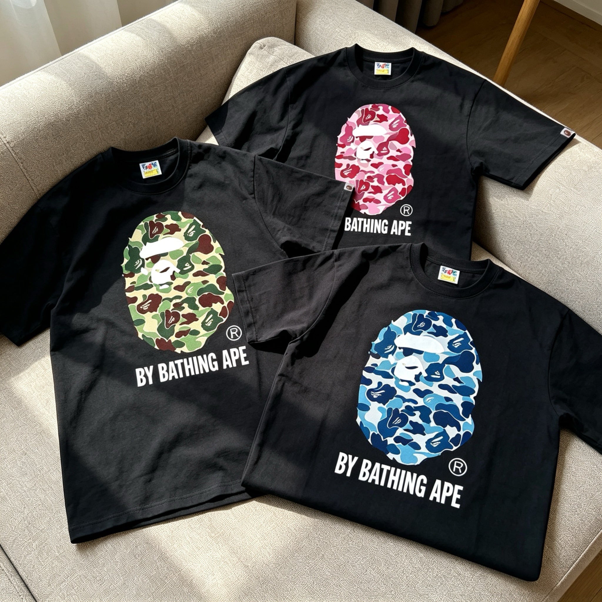 BAPE ABC Camo Tee Color Guide - Afewvibe
