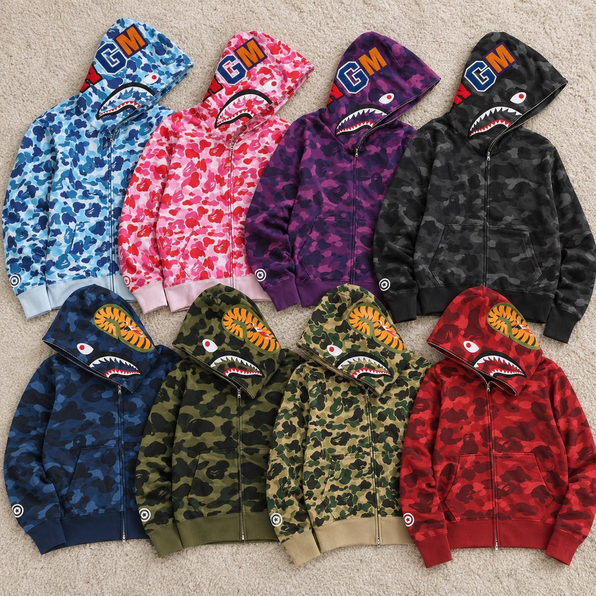 Choose Your BAPE Shark Hoodie by Mood and Style Energy - AFewVibe